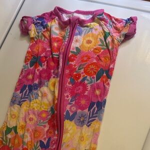 Little Sleepies Pink Floral Shortie